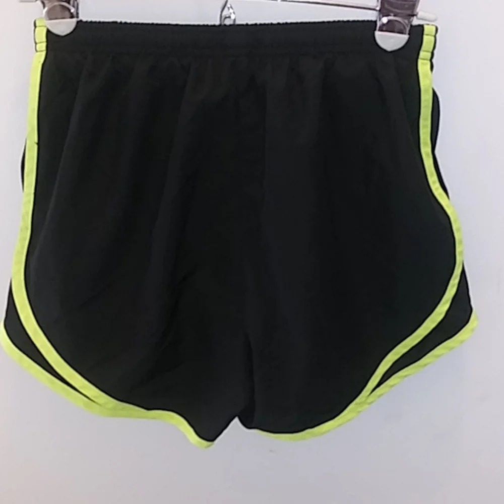 Nike Dri Fit Black & Green Shorts Size XS